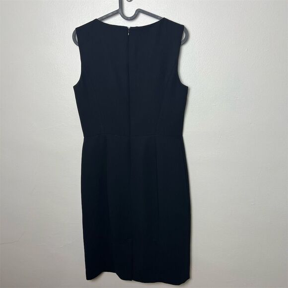 Talbots Women's Black Sleeveless Sheath Dress Size 4 Knee Length - Picture 3 of 5